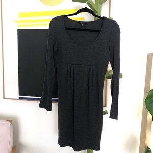 Banana Republic empire waist wool blend dress med.